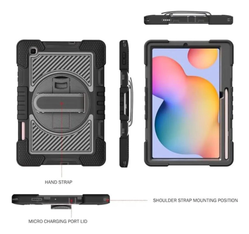 FUNDA PROTECTORA RESISTENTE PARA TABLET SAMSUNG TAB S6 LITE 10.4 PULGADAS - 3