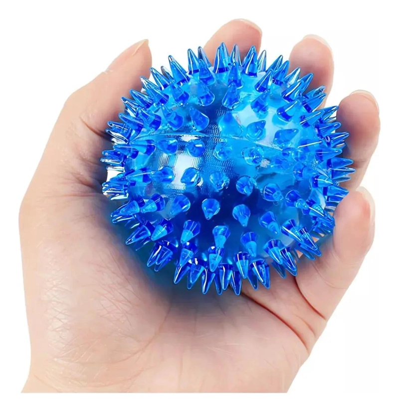 PACK DE 3 PELOTAS PARA PERROS CON LUZ Y SONIDO PARA ENTRETENIMIENTO - 4