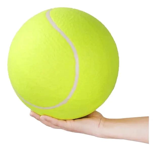 PELOTA GIGANTE PARA PERROS GRANDES DE 24 CM PARA JUEGOS Y ENTRENAMIENTO - 3