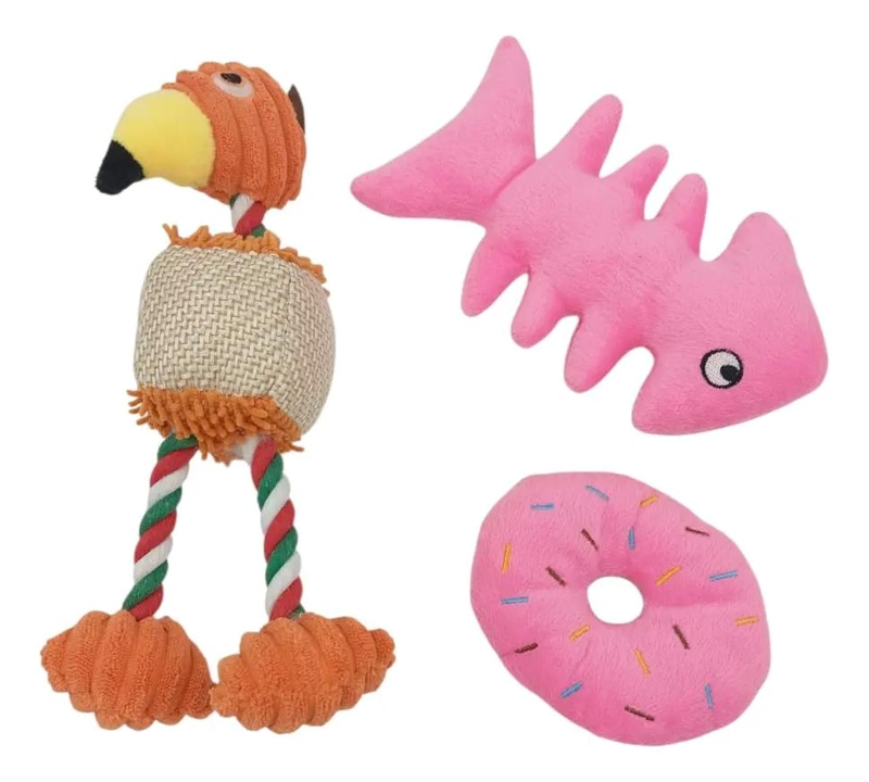 SET COMPLETO DE 10 JUGUETES Y ACCESORIOS PARA PERROS Y MASCOTAS - 2