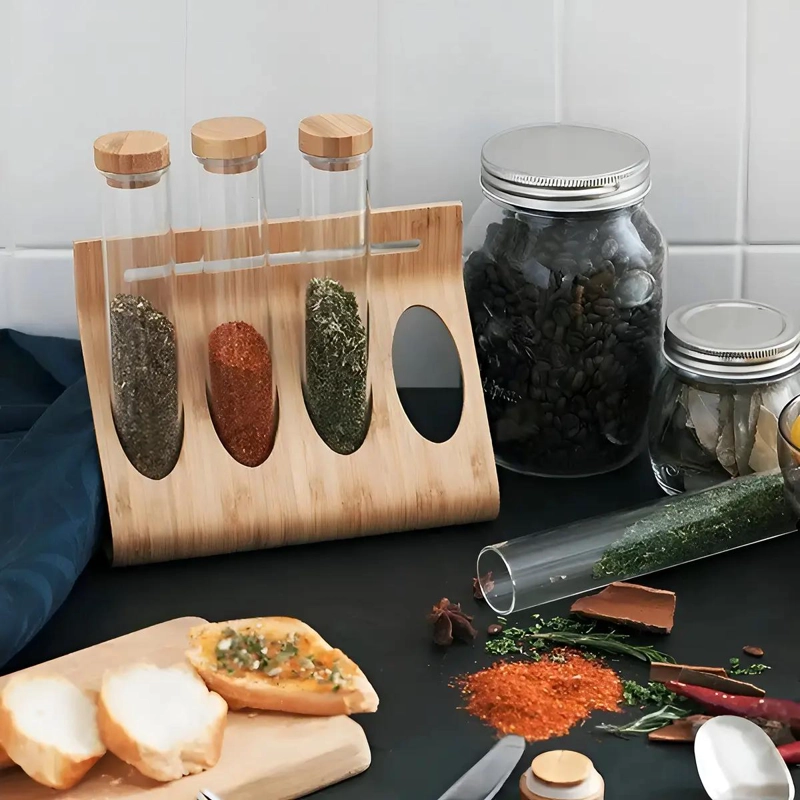 SET ORGANIZADOR PARA CONDIMENTOS DE COCINA CON 4 PIEZAS - 2