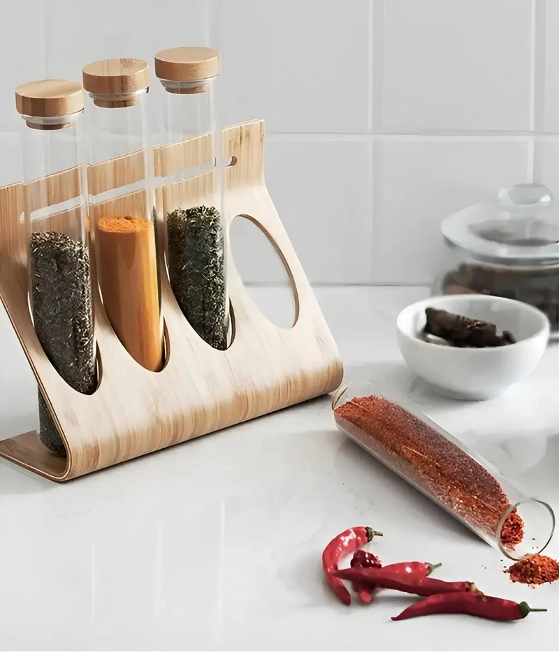 SET ORGANIZADOR PARA CONDIMENTOS DE COCINA CON 4 PIEZAS - 5