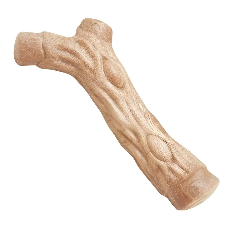 RAMA DE MADERA NATURAL TAMAÑO PEQUEÑO PARA MASCOTAS COLOR CAFE - 2