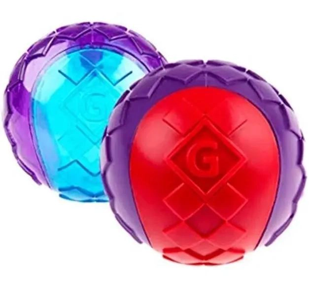 PELOTAS PARA PERROS CON SONIDO SQUEAK TAMAÑO MEDIANO PACK 2 UNIDADES - 3