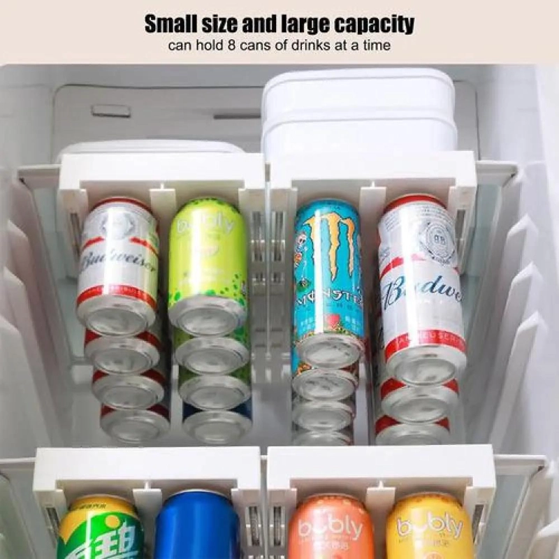 ORGANIZADOR DISPENSADOR COLGANTE PARA LATAS EN REFRIGERADOR - 3