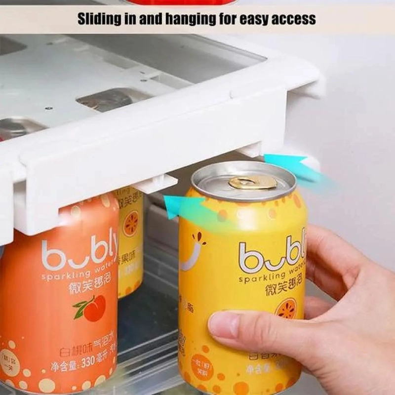 ORGANIZADOR DISPENSADOR COLGANTE PARA LATAS EN REFRIGERADOR - 5