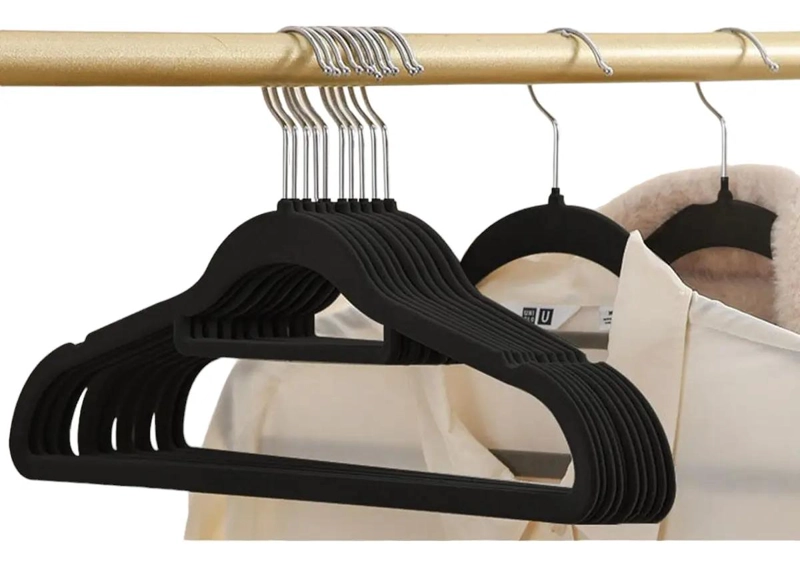 PACK DE 15 GANCHOS DE TERCIOPELO PARA ROPA ANTIDESLIZANTES - 4
