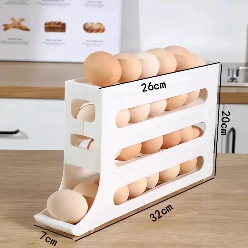 CAJA DESLIZANTE PARA ALMACENAMIENTO DE HUEVOS EN REFRIGERADOR - 4