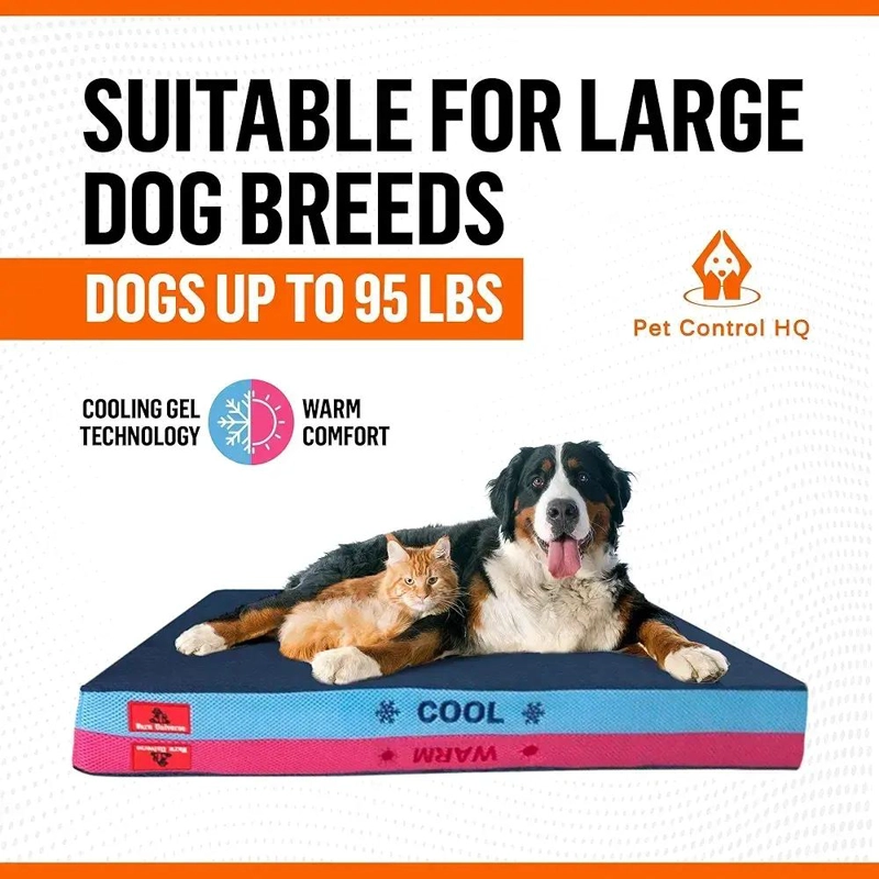 CAMA COLCHON PARA MASCOTAS 2 EN 1 CON FUNCION CALOR Y FRIO TALLA M - 2