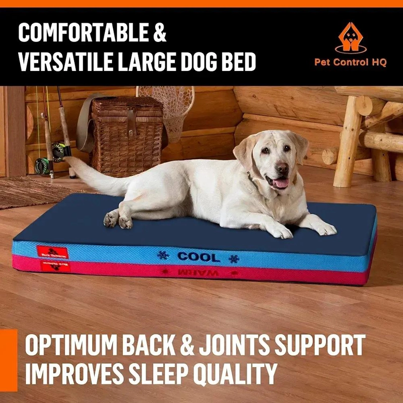 CAMA COLCHON PARA MASCOTAS 2 EN 1 CON FUNCION CALOR Y FRIO TALLA M - 4
