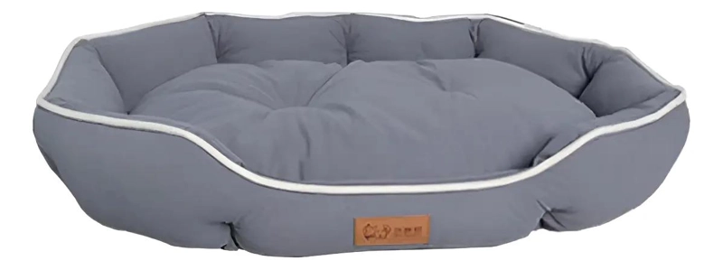 CAMA SUAVE PARA MASCOTAS PERROS Y GATOS TAMAÑO GRANDE 70X50 CM - 1