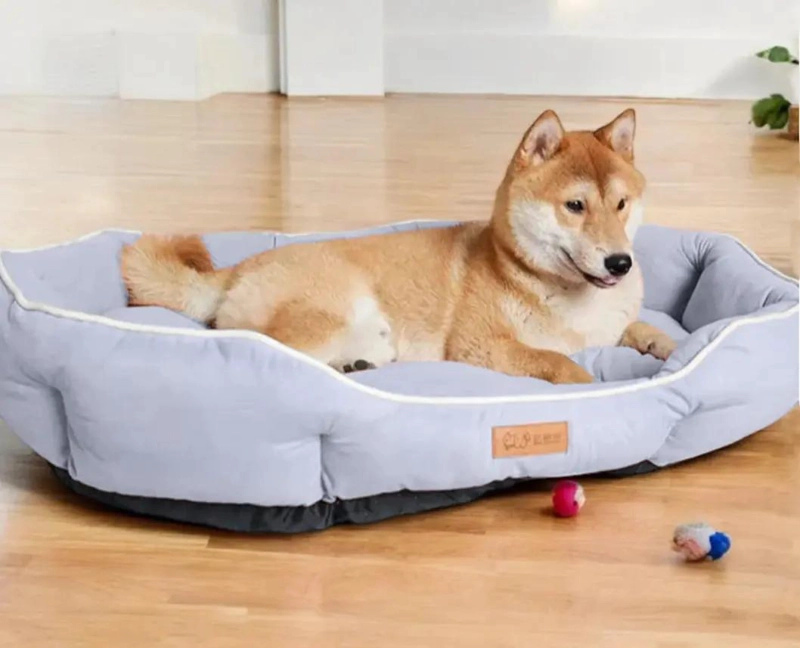 CAMA SUAVE PARA MASCOTAS PERROS Y GATOS TAMAÑO GRANDE 70X50 CM - 5