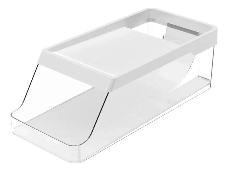 ORGANIZADOR PARA 9 LATAS EN REFRIGERADOR Y COCINA COLOR NEUTRO - 3