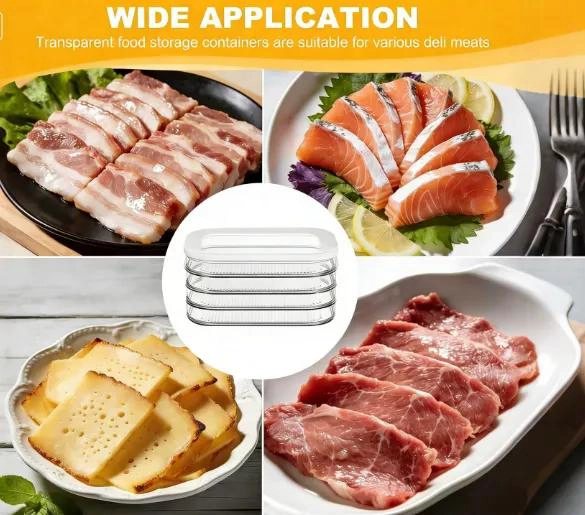 CONTENEDOR ACRILICO CON TAPA PARA ORGANIZACION EN REFRIGERADOR - 2