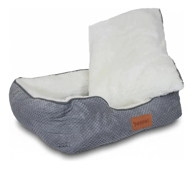 CAMA ORTOPE DICA PARA MASCOTAS TAMAÑO 50X40 CM COLOR GRIS - 3