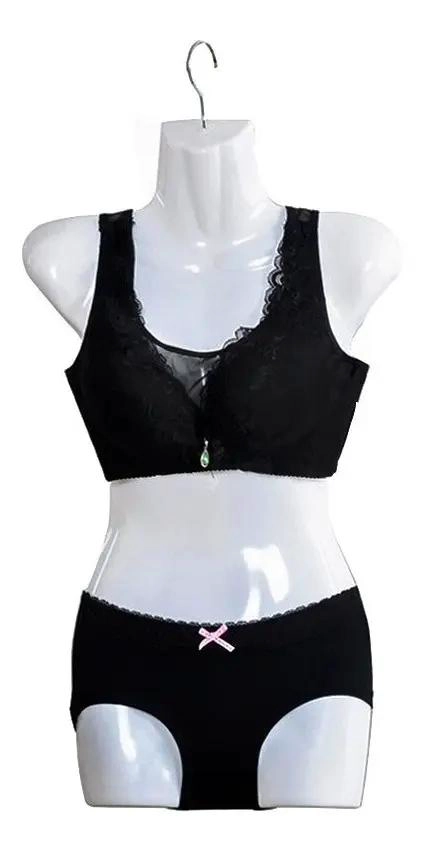 SET DE 3 GANCHOS PARA COLGAR POLERAS EN TORSO DE DAMA - 2
