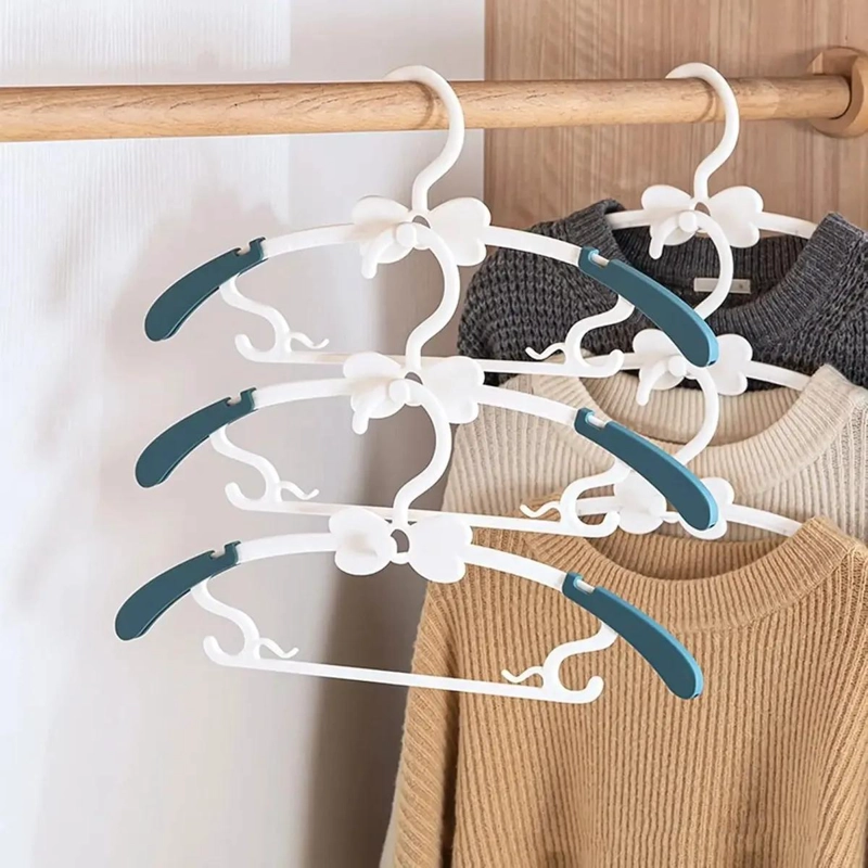 SET DE 10 PERCHAS AJUSTABLES PARA ROPA DE NIÑOS Y BEBE S CON DISEÑO EXPANSIBLE - 5