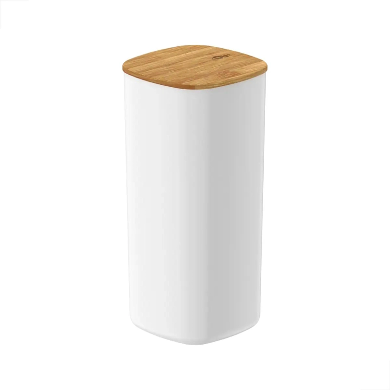 TARRO ORGANIZADOR HERME TICO CON TAPA DE BAMBU CAPACIDAD 1,5 LITROS - 1