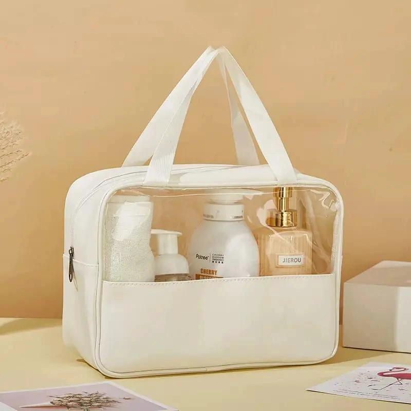 SET DE 3 ORGANIZADORES DE MAQUILLAJE EN PLASTICO RESISTENTE - 3
