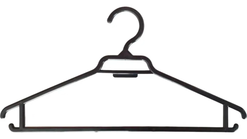 SET DE 30 COLGADORES NEGROS PARA ROPA CON GANCHO ANTIDESLIZANTE - 3