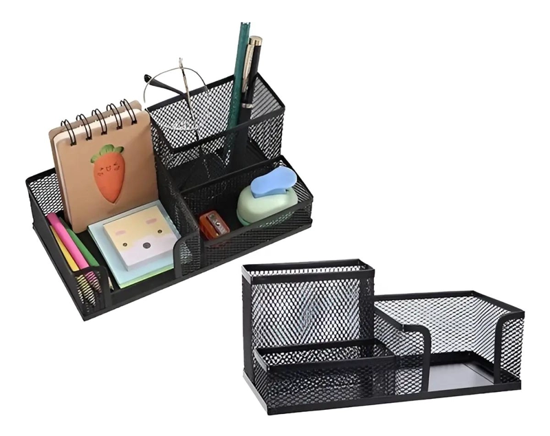 BOLIGRAFO ORGANIZADOR DE ESCRITORIO CON ESTRUCTURA DE ALAMBRE PARA OFICINA - 1