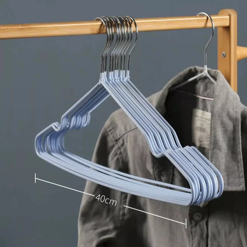 GANCHO COLGADOR PARA ROPA ANTIDESLIZANTE PAQUETE 100 UNIDADES - 5