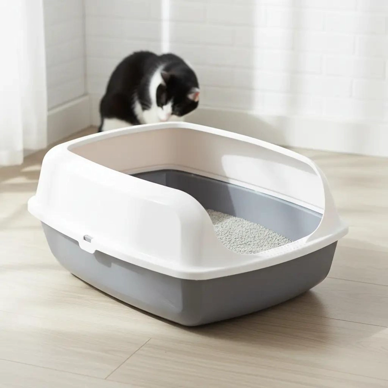 BANDEJA ARENERO XL CON BORDE Y PALA PARA GATOS - 3
