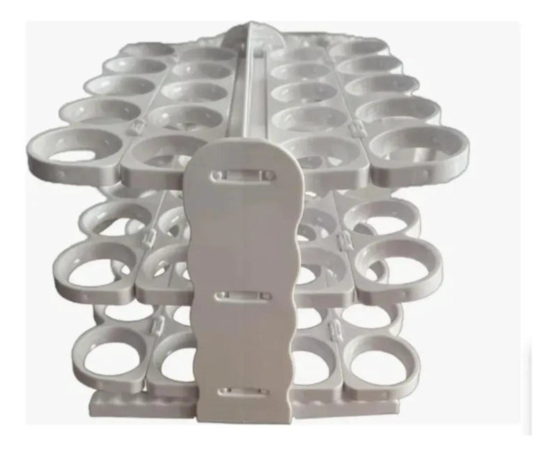 BANDEJA ORGANIZADORA PLEGABLE PARA 60 HUEVOS CON DISEÑO UNIVERSAL - 2