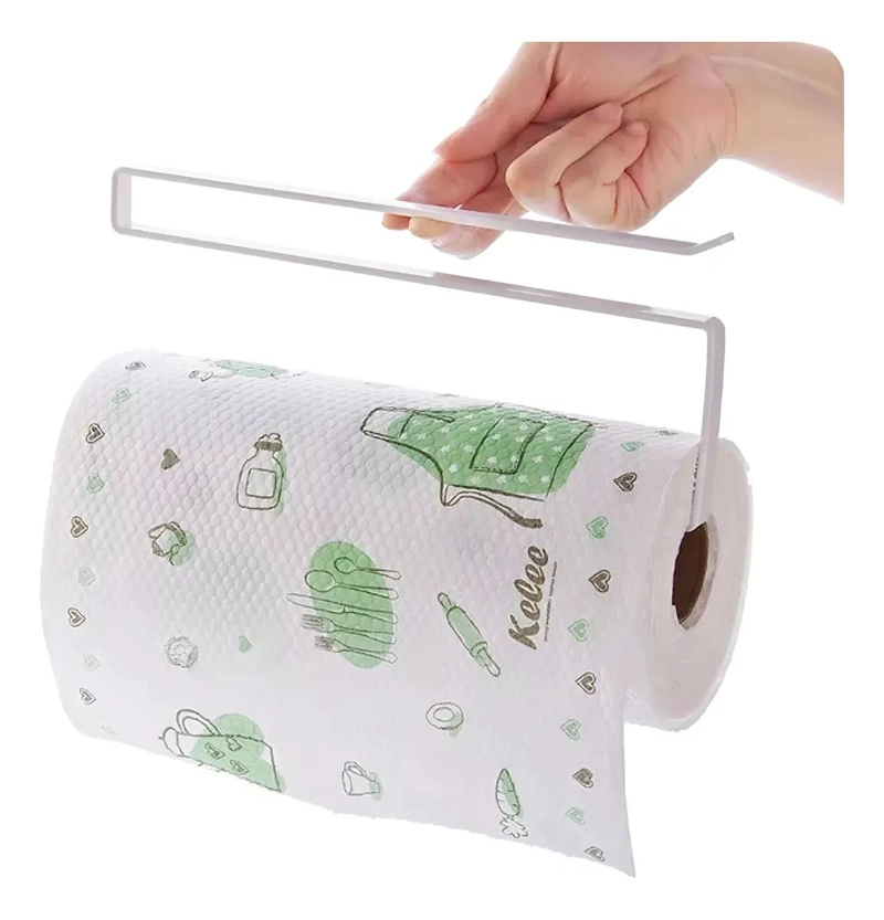 SOPORTE METALICO PARA TOALLAS DE PAPEL Y PORTA NOVA CON DISEÑO RESISTENTE - 1