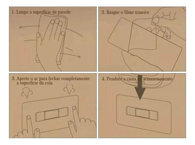 ORGANIZADOR DE PARED PARA COSME TICOS Y ACCESORIOS DE BELLEZA - 5