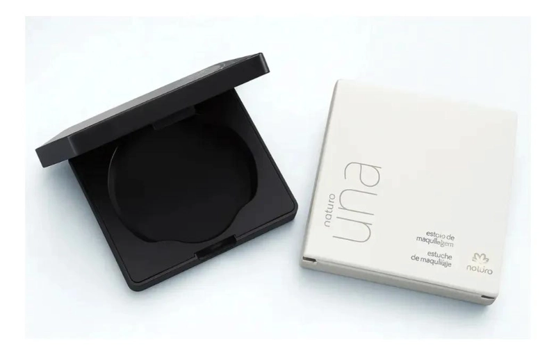 ESTUCHE COMPACTO PARA MAQUILLAJE CON COMPARTIMENTOS ORGANIZADORES - 1