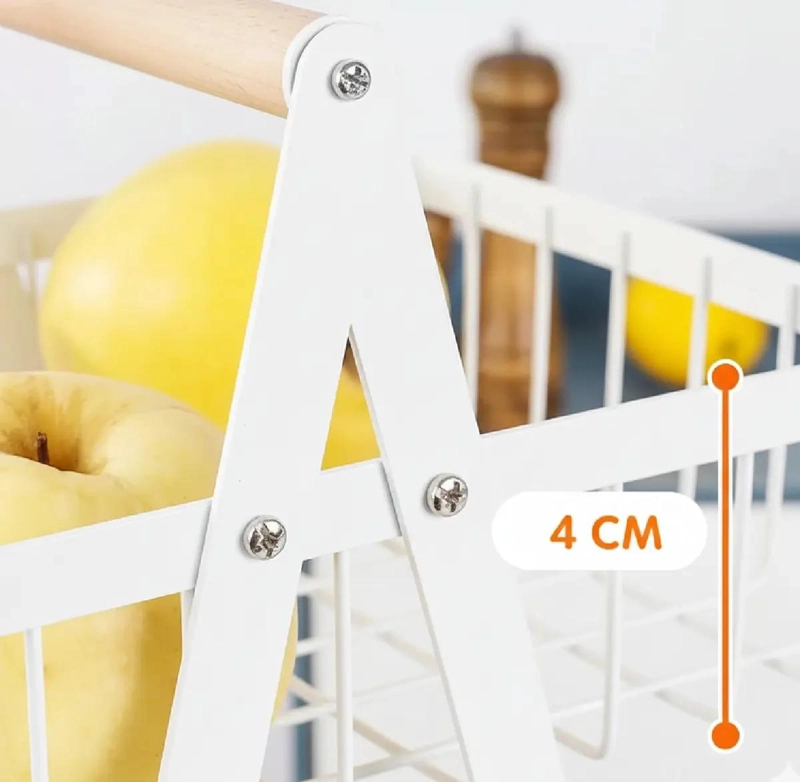 FRUTERO DE MESA CON TRES NIVELES PARA ORGANIZAR FRUTAS Y VERDURAS - 3