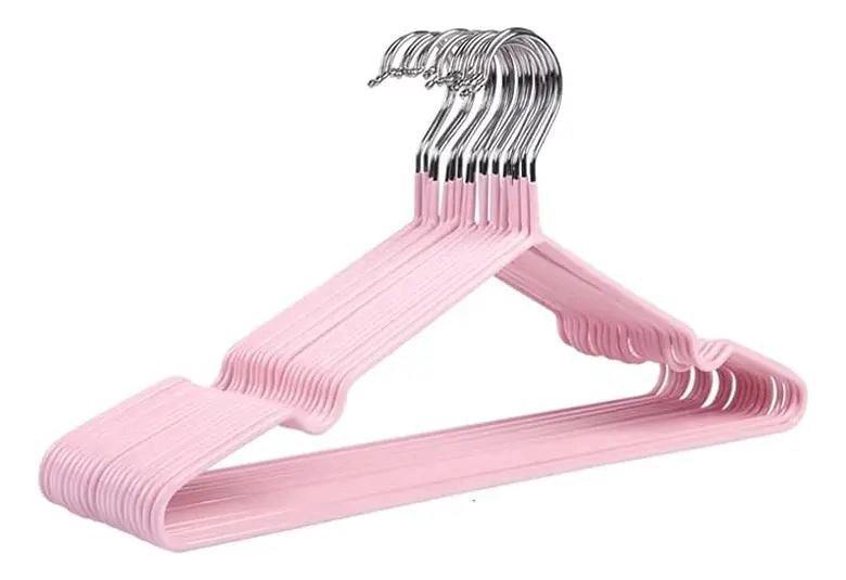 SET DE 10 GANCHOS COLGADORES ANTIDESLIZANTES PARA ROPA - 1