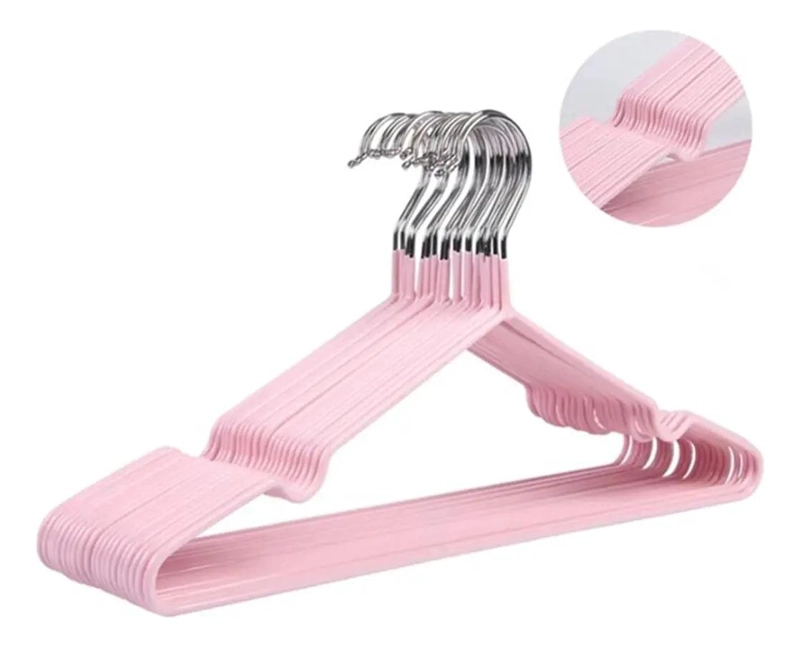 SET DE 10 GANCHOS COLGADORES ANTIDESLIZANTES PARA ROPA - 4