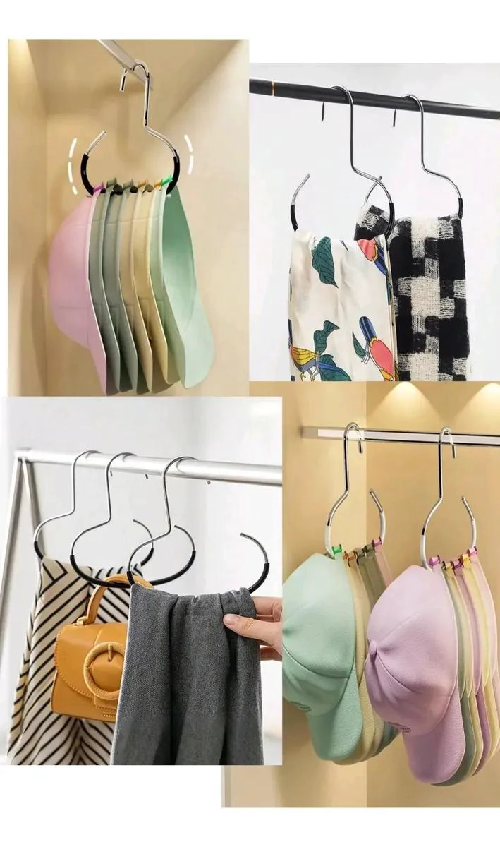 COLGADOR ORGANIZADOR PARA CORBATAS, CINTURONES Y PAÑOLETAS CON DISEÑO JOCKEY - 3