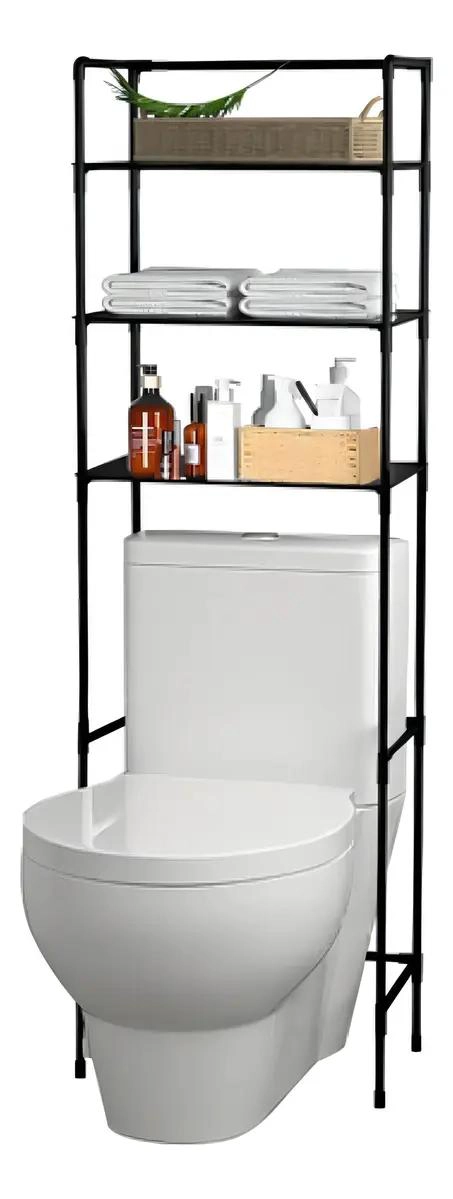 MUEBLE ORGANIZADOR PARA BAÑO CON 3 NIVELES Y DISEÑO FUNCIONAL - 3