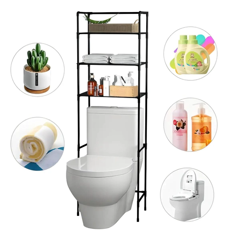 MUEBLE ORGANIZADOR PARA BAÑO CON 3 NIVELES Y DISEÑO FUNCIONAL - 5