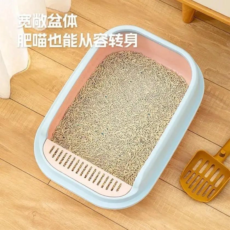 ARENERO ABIERTO GRANDE PARA GATOS CON DISEÑO SANITARIO COMODO Y PRACTICO - 3