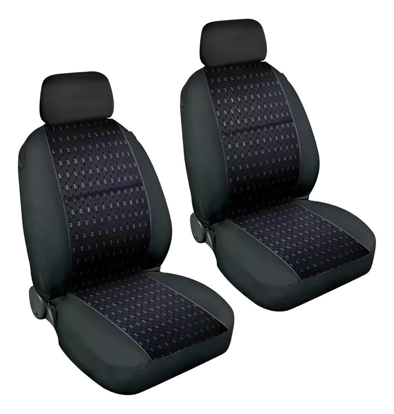 FUNDA PROTECTORA PARA ASIENTO DELANTERO DE VEHICULO 3 PIEZAS PARA 2 ASIENTOS - 1