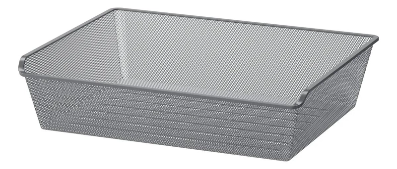 CANASTO ORGANIZADOR DE ACERO BLANCO PARA CLOSET 75X58 CM - 1