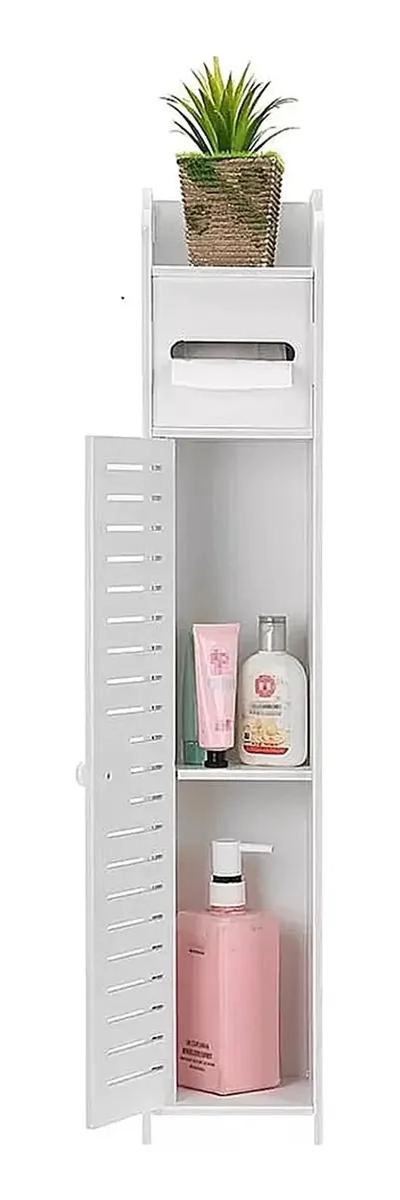ESTANTE ORGANIZADOR PARA BAÑO CON 3 COMPARTIMENTOS COLOR BLANCO - 3