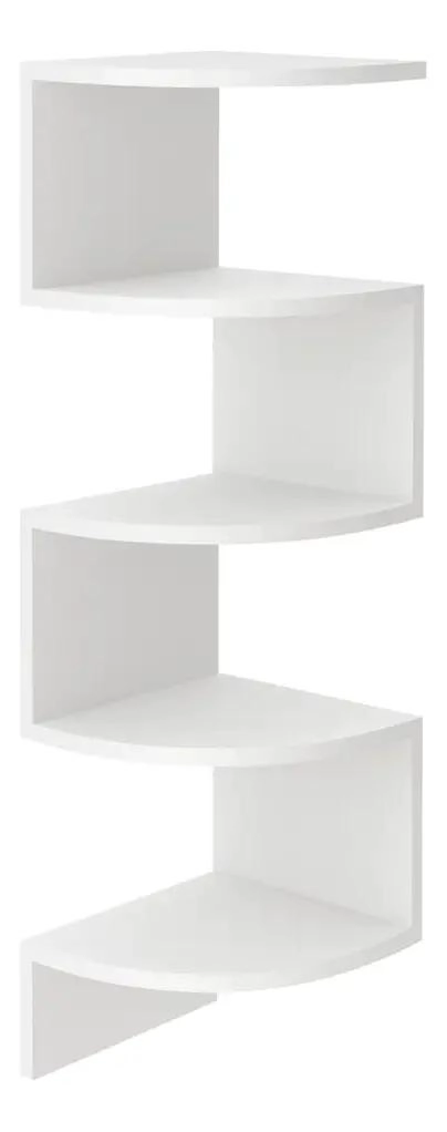 REPISA ESQUINERA DECORATIVA MINIMALISTA DE 5 NIVELES PARA PARED - 2