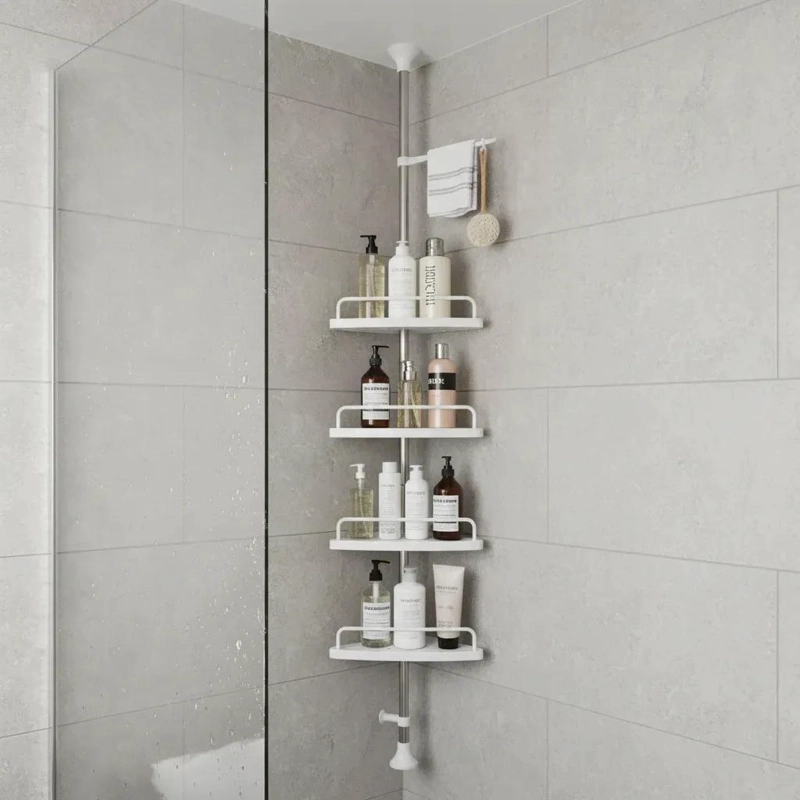 REPISA MULTIUSO DE ACERO RESISTENTE PARA BAÑO Y RINCON ORGANIZADOR - 5
