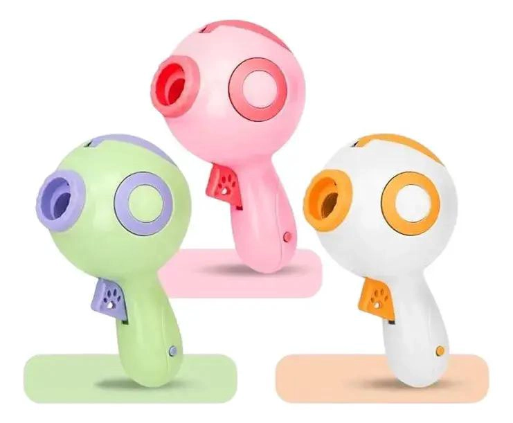 JUGUETE INTERACTIVO CON DISPENSADOR DE ALIMENTOS Y LASER PARA MASCOTAS - 5