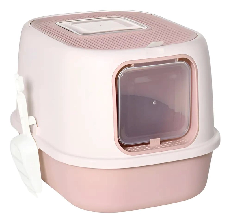 ARENERO CERRADO PARA GATOS CON SISTEMA SANITARIO Y DISEÑO HIGIE NICO - 1