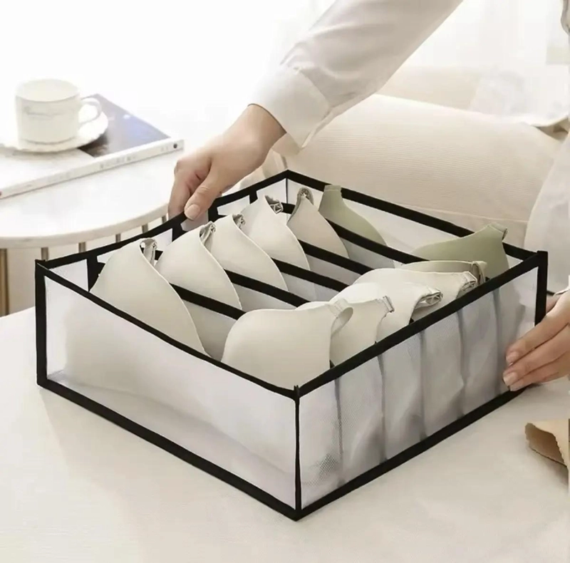 SET ORGANIZADOR PARA ARMARIO CON 3 PIEZAS PARA ROPA INTERIOR - 3
