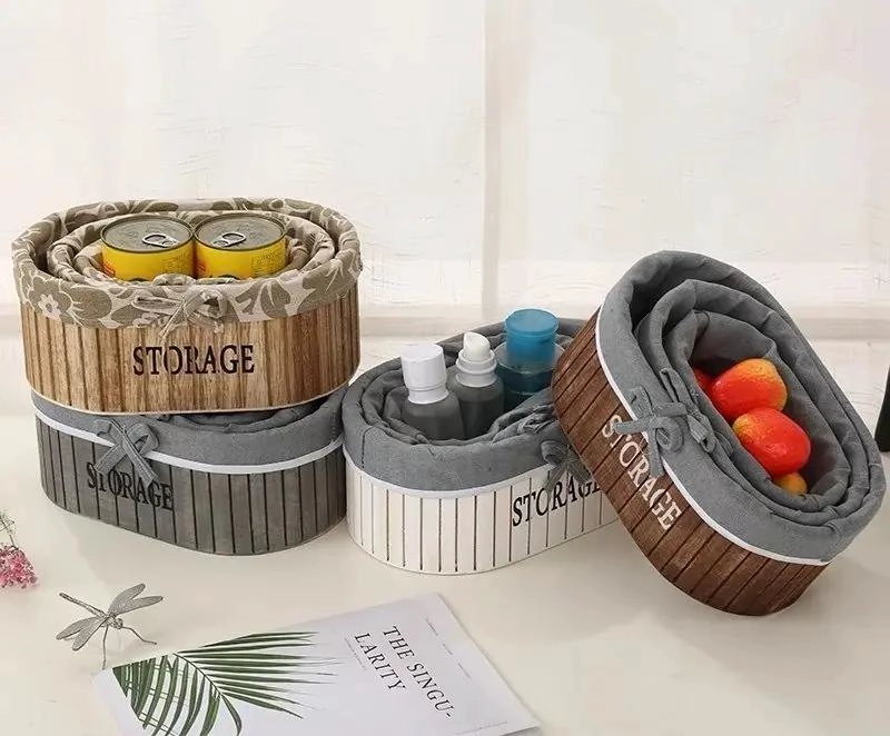 SET DE 3 CAJAS ORGANIZADORAS DE MADERA PARA EL HOGAR - 2