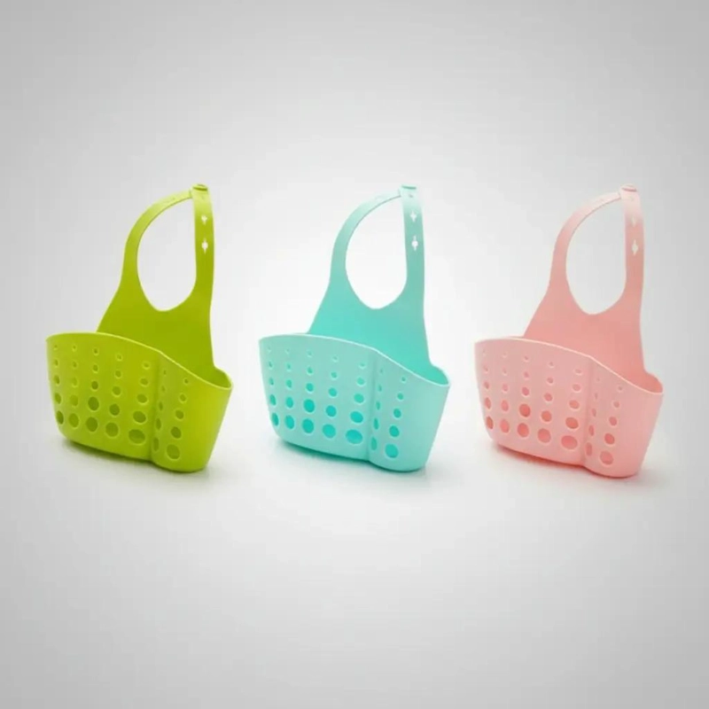 ORGANIZADOR COLGANTE DE SILICONA PARA LAVAPLATOS COLOR CAFE - 1