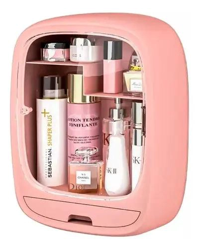 ORGANIZADOR DE COSME TICOS PARA PARED CON ESTANTE COLGANTE PARA BAÑO - 1