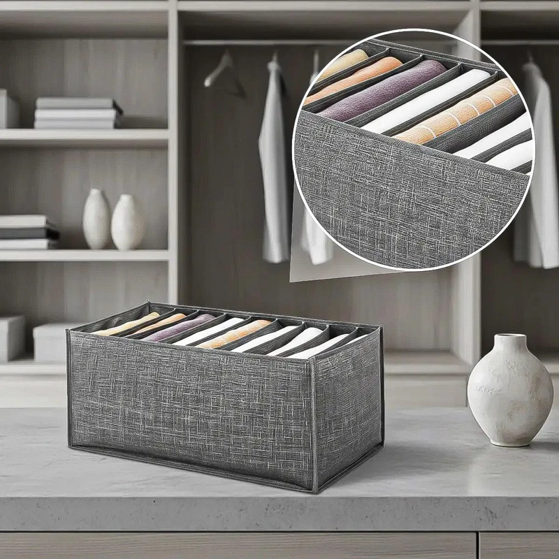 SET DE 3 ORGANIZADORES DE ROPA CON 9 DIVISIONES PARA ROPA INTERIOR - 3